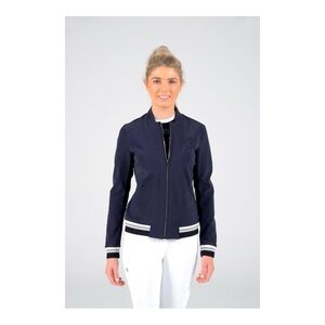 Cavalleria Toscana Equestrian Tennis Stripe Bomber Jacket